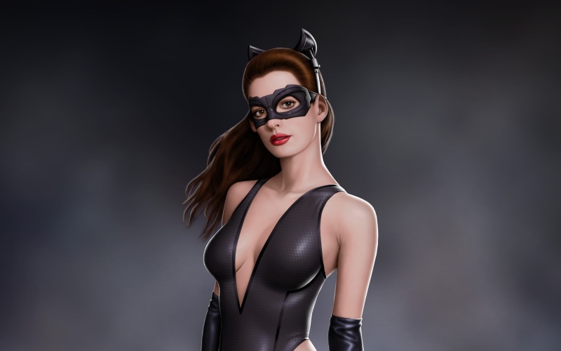 Movie, Anne, 2K, Hathaway, Catwoman, Batman