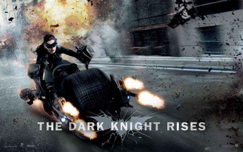 government, The Dark Knight Rises, sign, movies, close-up, DC Comics, communication, fighting, weapon, dark, 1080P, Selina Kyle, aggression, rises, mode of transportation