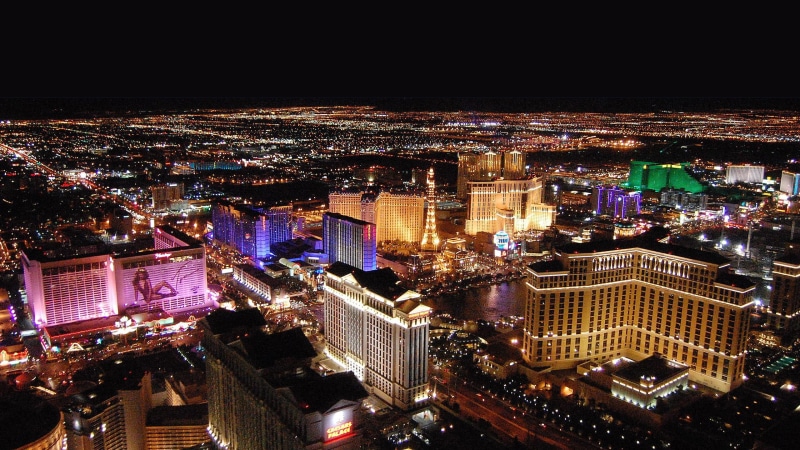 night, hd, view, 2K, strip, helicopters, vegas, widescreen, las