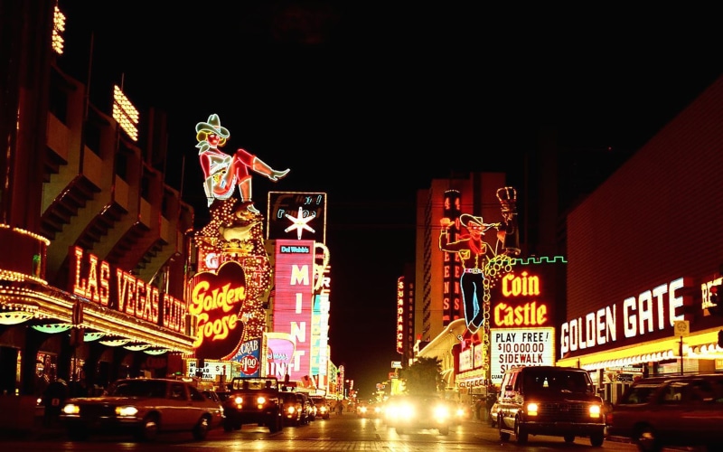 street, las, hd, desktop, night, 2K, vegas, fremont