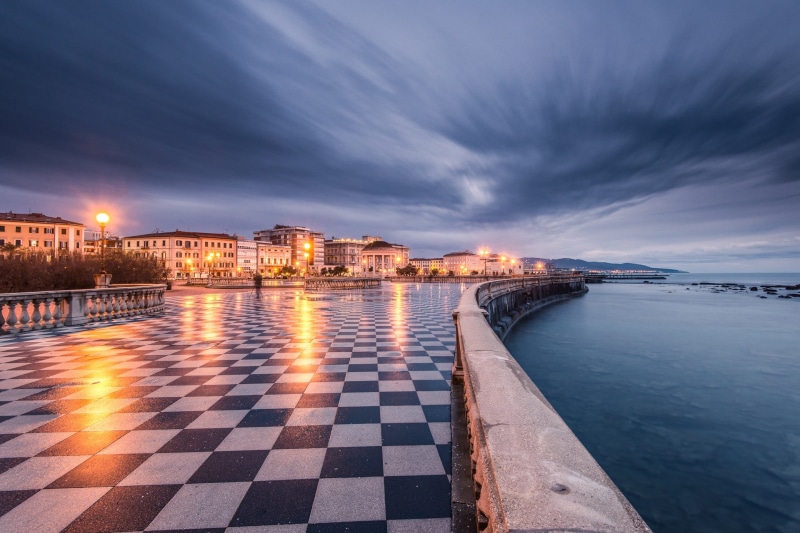terraces, twilight, water, nature, building Exterior, dusk, travel Destinations, town, 1080P, blue, harbor, bridge - Man Made Structure, long exposure
