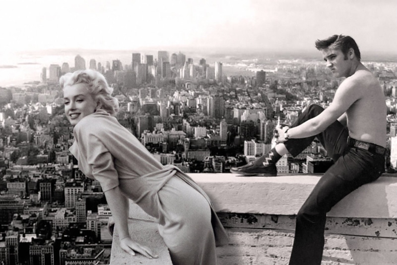 Marilyn Monroe, Singers, Elvis Presley, 720P
