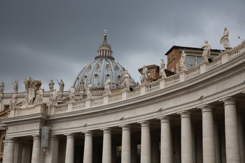 church, dome, ancient, gray, historic, the past, classical style, no people, history, city, architecture, tourism, christianity, religious, cloud - sky