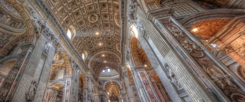 religion, christianity, illumination, architecture, low angle view, belief, angle, historically, architecture and art, the past, catholic, saint, rome