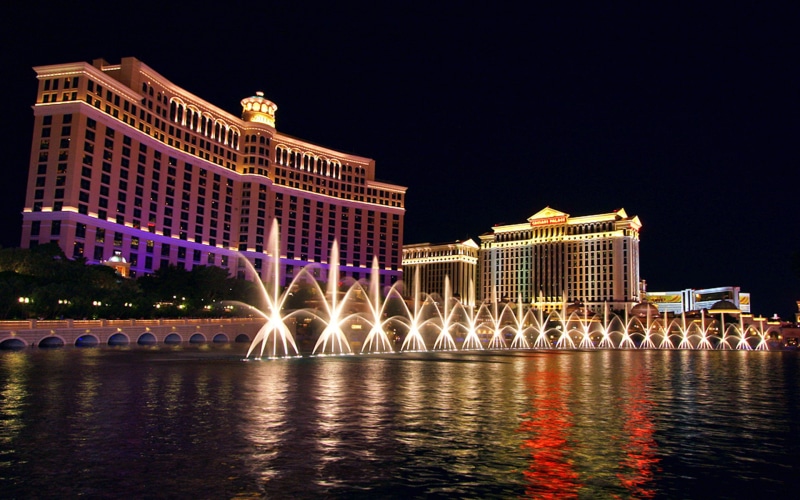 fountains, nevada, 1080P, night, bellagio, hd, desktop, las, usa, vegas