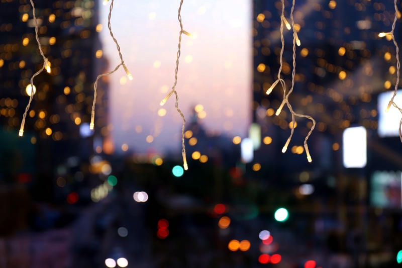 colours, fairy lights, lighting, photography, christmas lights, illuminated, celebration, light, lights, no people, focus on foreground, architecture, night