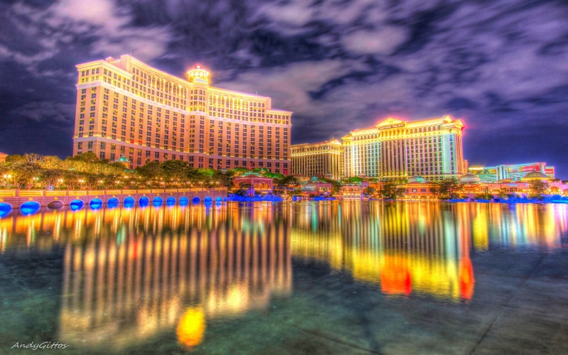2K, reflection, bellagio, casinos, lake, hd, hotels, palace, caesars