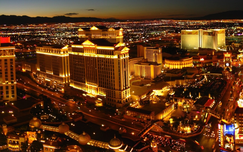 desktop, vegas, hd, caesars, nevada, hotel, casino, las, north, city, night, 2K, palace, america