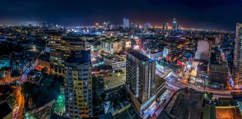 Cities, Manila, 1080P, Night, Building, City, Cityscape, Philippines