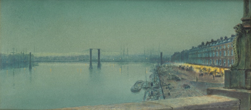 connection, 2K, nature, classic art, tranquility, dock, water, textured effect, fog, metal, classical art, reflection, river, Paris, architecture, gray
