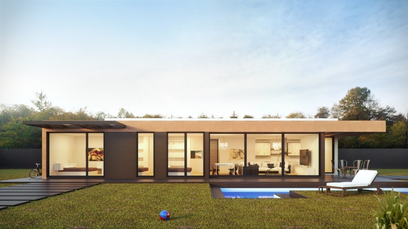 architectural rendering, architecture, building, holiday home, beige, 3dsmax, window, cloudy, sky, graphics, home Ownership, ball, turf, daytime, building exterior