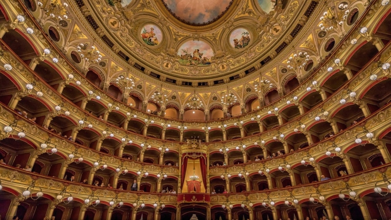 lighting equipment, ornate, indoors, theaters, travel destinations, architecture and art, gold colored, photography, building, chandelier, decoration, place of worship
