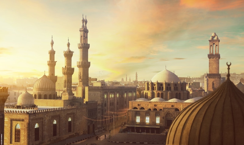 Egypt, Cityscape, Mosque, Ramadan, 4K, 4K