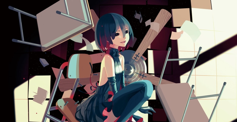 Monogatari Series, day, real people, indoors, shadow, representation, glass - material, human representation, reflection, 2K, anime girls, creativity