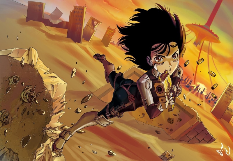 cyborgs, gally, guns, angel, gunnm, 1080P, battle, alita