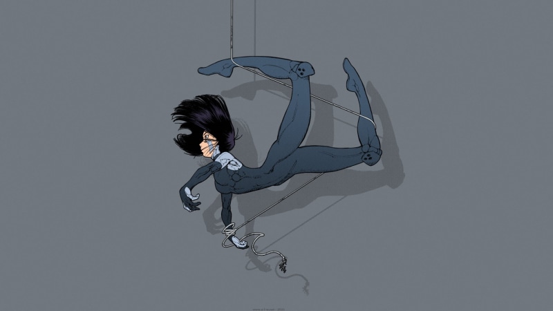 brown eyes, 1080P, cyborg, short hair, Alita, anime girls, Alita: Battle Angel, anime, Gally, Battle Angel Alita, black hair, manga, dark hair, GUNNM