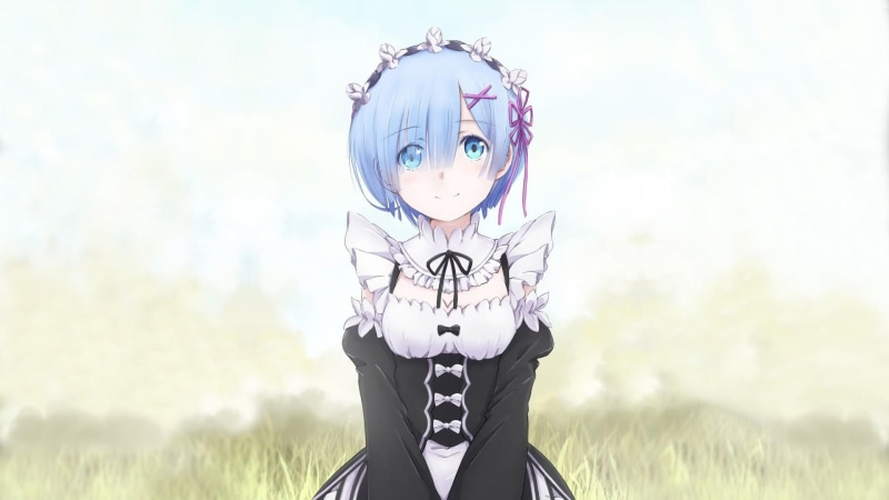 waifu, best girl, rem, 1080P, cute, kawai, re zero, manga, anime
