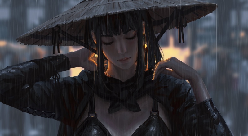 Bad guys, 4K, digital art, warrior girls, GUWEIZ, fantasy warrior, original characters