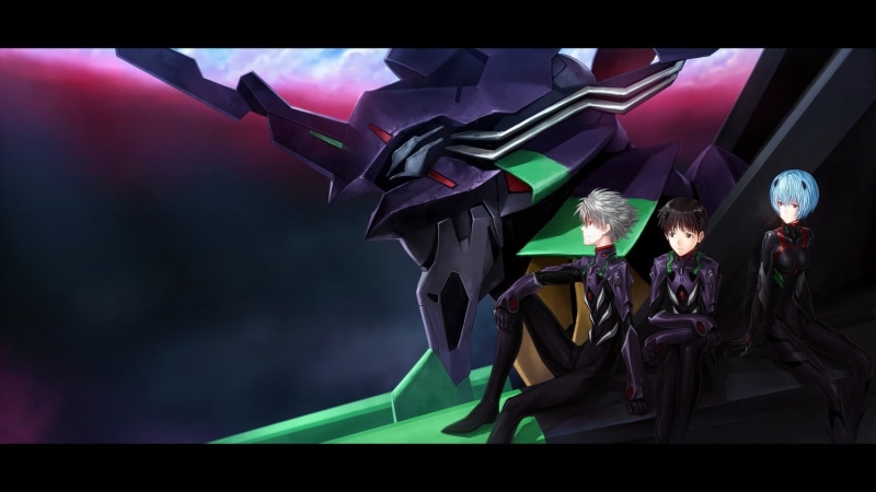 EVA Unit 01, Ikari Shinji, Kaworu Nagisa, Ayanami Rei, anime, Neon Genesis Evangelion, 720P