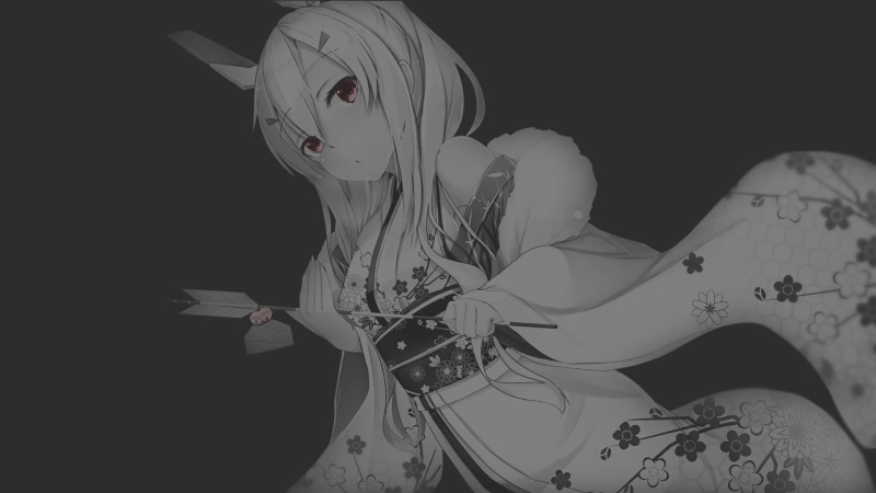 texture, women, Ayanami (Azur Lane), anime girls, dark, Azur Lane, Archers, kawai anime, textured, games art, anime, 1080P, dark background