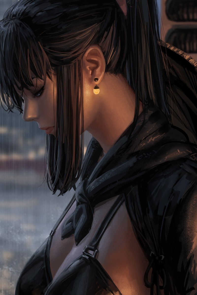original characters, GUWEIZ, warrior girls, 4K, fantasy warrior, Bad guys, digital art