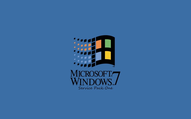 Microsoft, windows classic, windows 95, windows logo, 1080P, windows 7, retro