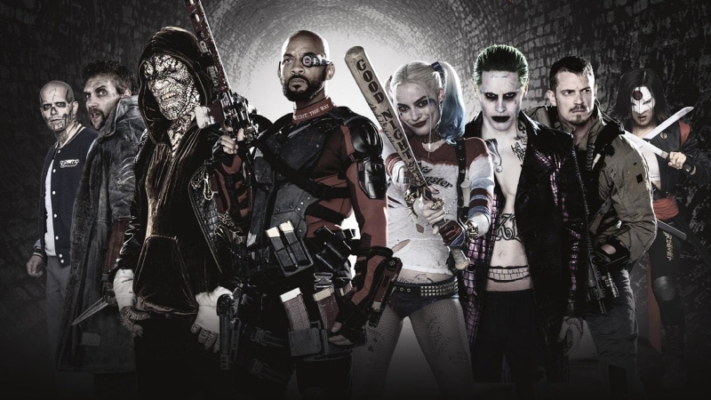 Blonde, Baseball Bat, Smile, Rick Flag, Captain Boomerang, Deadshot, El Diablo, 1080P, Katana (DC Comics), Killer Croc, Movie, Green Hair, Suicide Squad