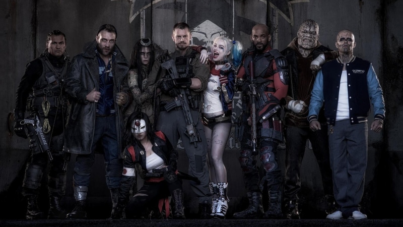 Katana (DC Comics), Harley Quinn, Movie, Boots, Gun, Mask, Captain Boomerang, Blonde, Killer Croc, 1080P, Slipknot (DC Comics), Coat, Fishnet, Katana
