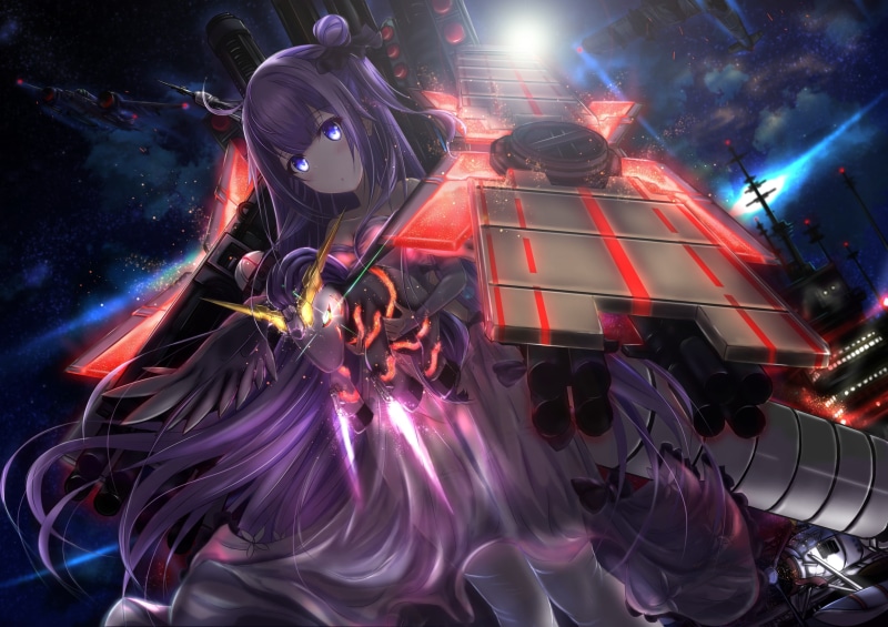(artist), eyes, purple, anthropomorphism, 257312, 2K, horns, wings, unicorn, lane), azur, hms, lane, dress, tagme, konachan, (azur, hair, animal, bow