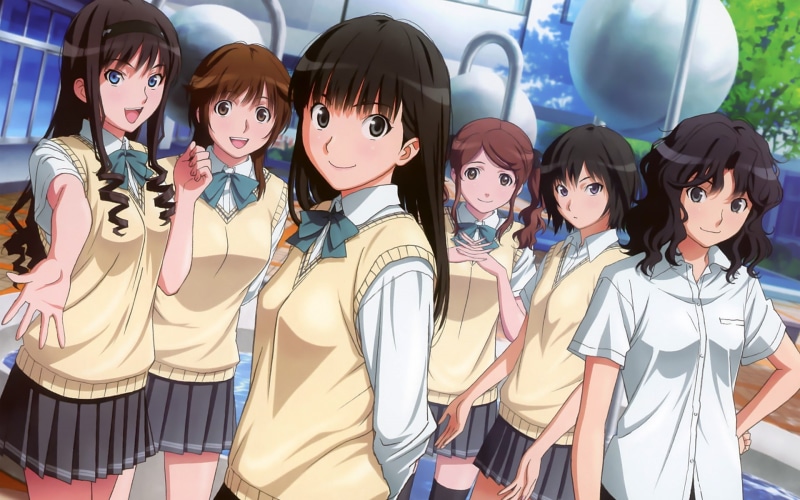 twintails, 1080P, rihoko, nakata, thighhighs, sae, tanamachi, seifuku, ayatsuji, headband, sakurai, haruka, nanasaki, amagami, morishima, kaoru, tsukasa