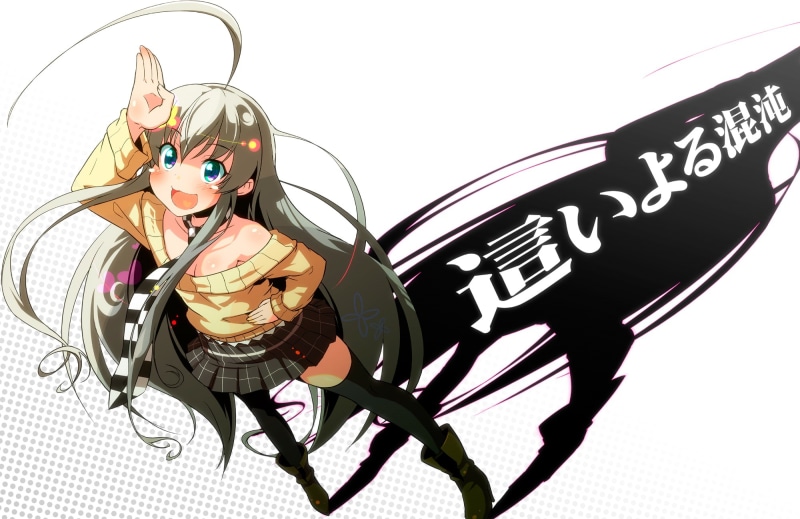 nyaruko san, nyaruko, thighhighs, 1080P, haiyore