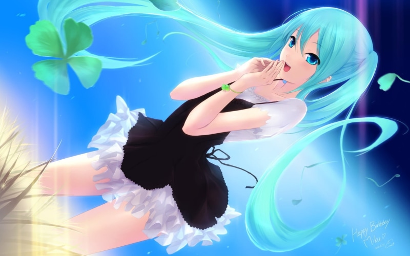 twintails, 720P, one person, nature, hair, young adult, blue, anime girls, indoors, Vocaloid, beautiful woman, lifestyles, Hatsune Miku, sea, young women