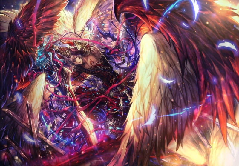 720P, shingeki, wings, 248384, granblue, sword, shadowverse, all, konachan, hair, male, weapon, bahamut, ribbons, blue), fantasy, gray, shigaraki, short