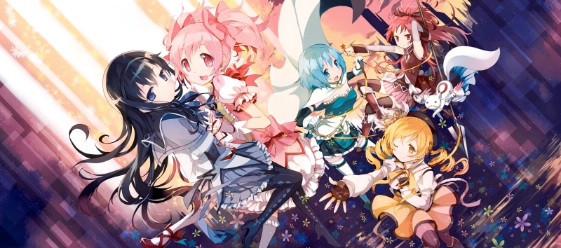 Akemi Homura, 8K, Tomoe Mami, Kaname Madoka, Miki Sayaka, Mahou Shoujo Madoka Magica, Sakura Kyouko, anime girls, anime