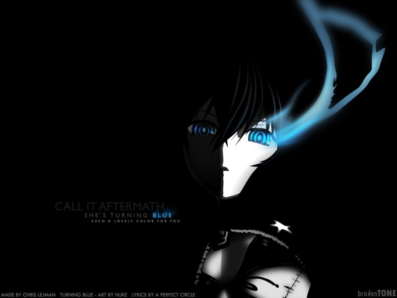 anime girls, sign, anime, indoors, Black Rock Shooter, Strength (Black Rock Shooter), communication, flame, long exposure, motion, copy space, close-up