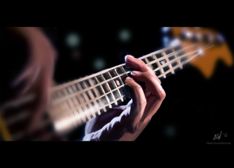 electric guitar, playing, close-up, adult, skill, artist, guitar, human body part, musician, plucking an instrument, performance, nightlife, hand, rock music