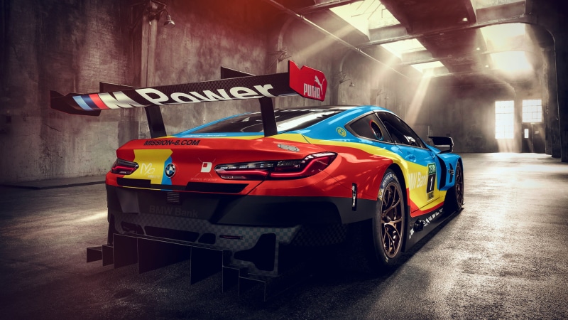 BMW M8 GTE, 2K, Rear view