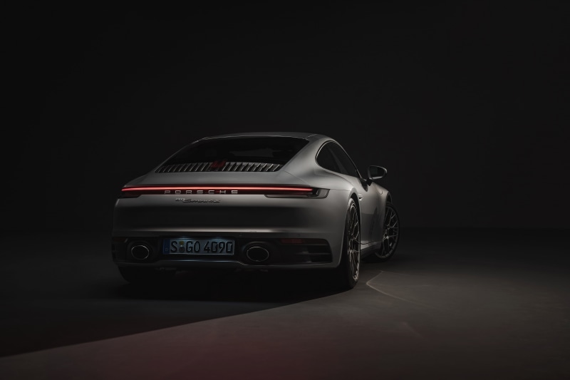 Carrera 4S, Porsche, 4K, 911, 2019, rear view, coupe, 992
