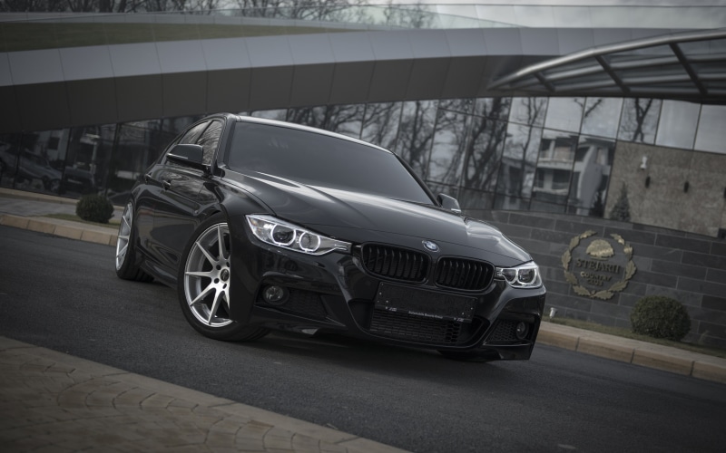 Black, 2K, BMW, View, Front, f, Car