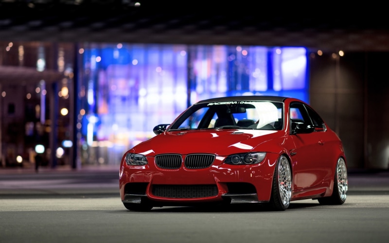 1080P, Car, Red, m, BMW, e, Front, View