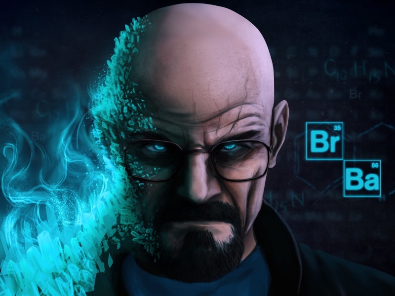 beard, indoors, looking at camera, Walter White, adult, portrait, real people, top, black, eyeglasses, males, mid adult, s, close-up, glasses, headshot