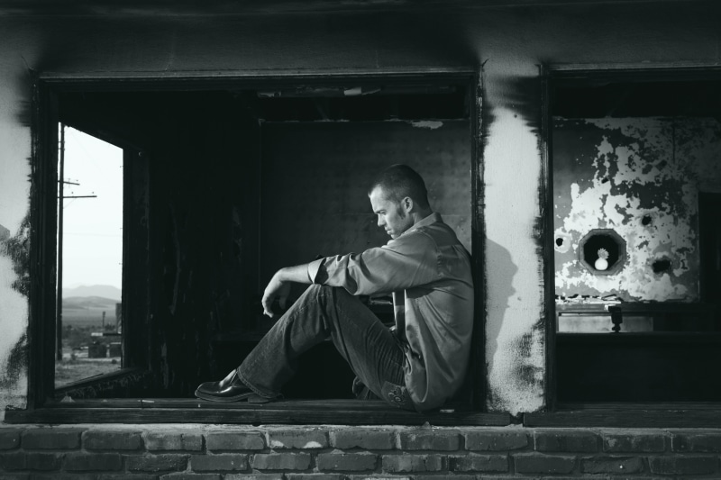 loneliness, full length, unhappy, building, problem, social, contemplation, poor, sadness, people, person, homelessness, 4K, depression, young men, depressed