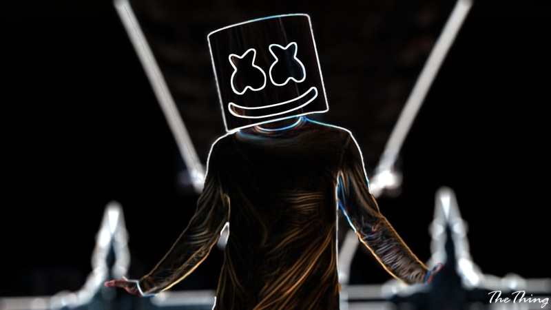 neon, 1080P, Marshmello, Musical Instrument