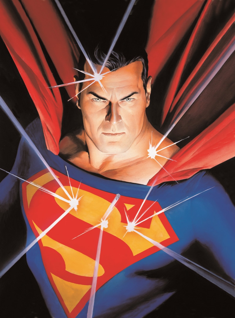 1080P, Alex Ross, Superman, looking at viewer