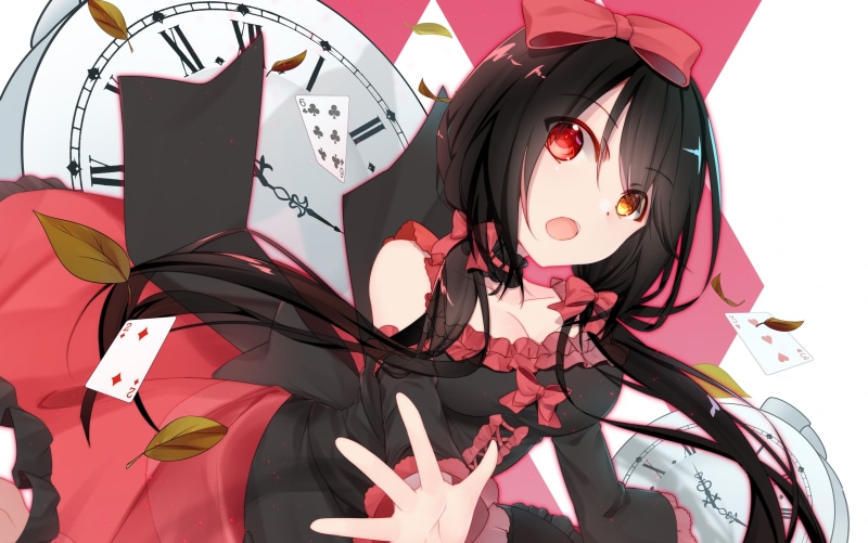 Anime, 2K, Heterochromia, Date A Live, Kurumi Tokisaki