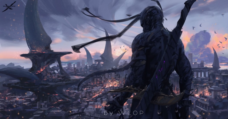 anime, WLOP, Ghost Blade, 720P, fantasy art