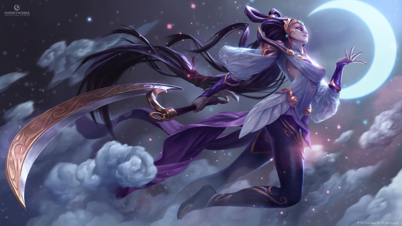 digital, performance, costume, petal, outdoors, League of Legends, 1080P, game, purple, no people, celebration, vulnerability, beauty in nature
