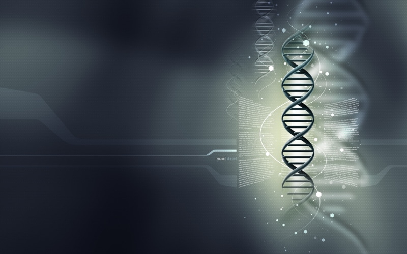 simple background, biology, genetics, DNA, digital art, chemistry, science, artwork, 2K