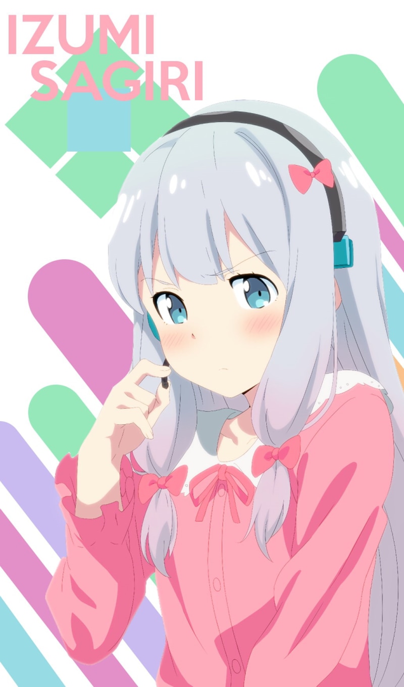 Izumi Sagiri, 720P, earphones, Eromanga-sensei, anime girls, anime