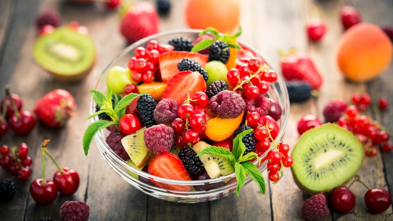 fruits, diet food, currant, natural foods, vegetarian food, berry, raspberry, local food, blackberry, food, strawberry, fruit, 4K, kiwi, superfood